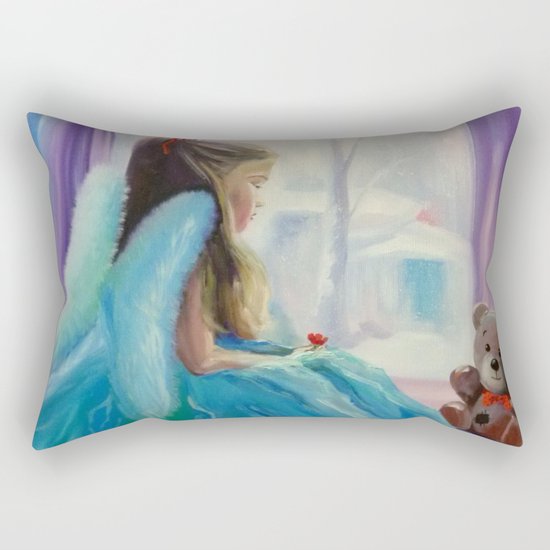 Angel Girl Rectangular Pillow