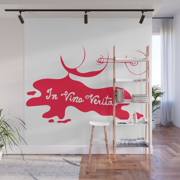 In Vino Veritas Wall Mural By Sydmiles