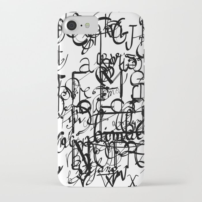 Crazy Lettering iPhone Case