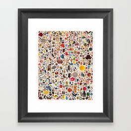 INDEX by Beth Hoeckel Framed Art Print