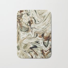 Brown Marble, Abstract Modern Bohemian Eclectic Liquid Marble Painting, Pop of color Contemporary Bath Mat | Art, Marble, Style, Graphic, Stylish, Exotic, Artwork, Design, Fashion, Digital 