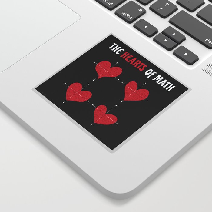 The Hearts Of Math Valentine's Day Math Sticker