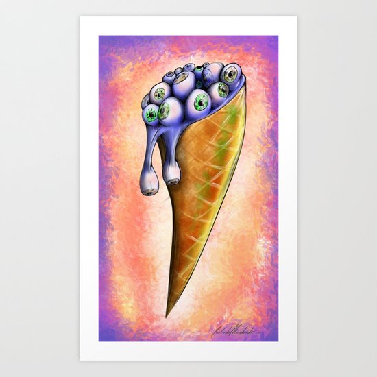 EyesCream Art Print