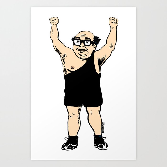 Trash Man Art Print By Robisrael Society6
