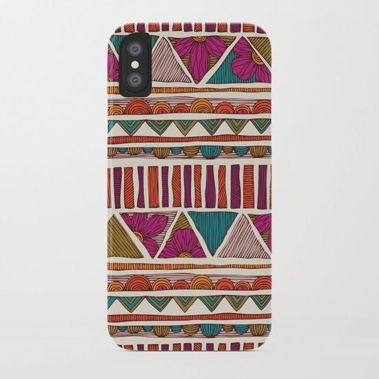 Tribal stripes iPhone Case