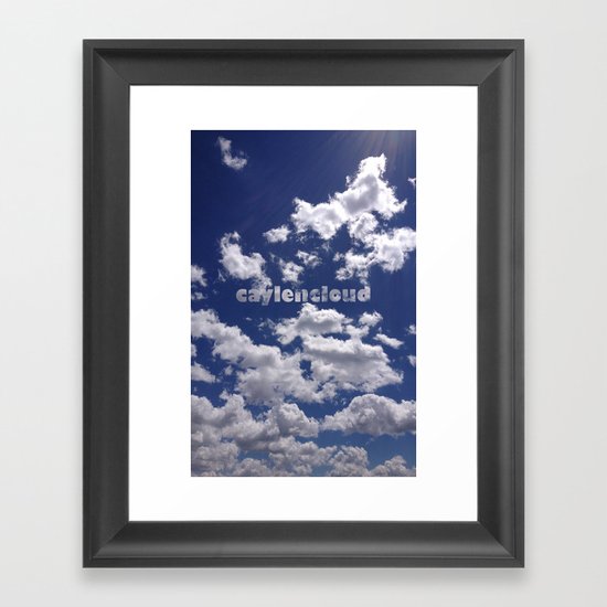 CaylenCloud. Framed Art Print