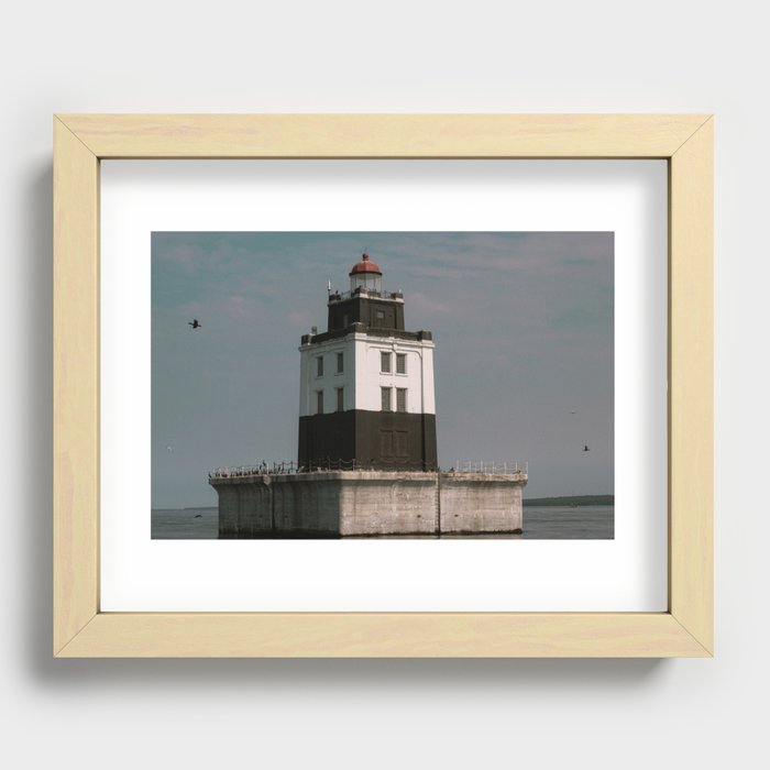 The Lighthouse Recessed Framed Print