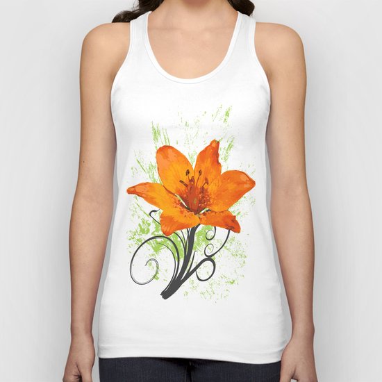 Wild flower Unisex Tank Top