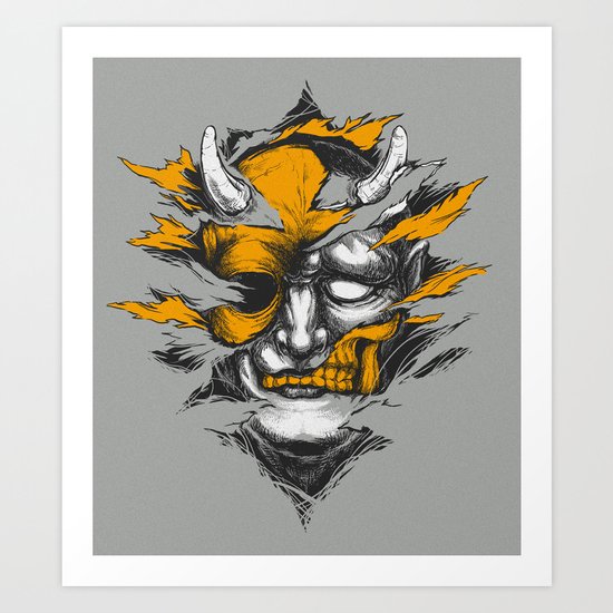Devil Beside You Art Print