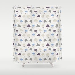 Rainy day Shower Curtain