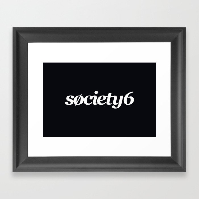 Society6 Framed Art Print