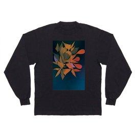 The Corsage- Floral Paper Art Long Sleeve T-shirt