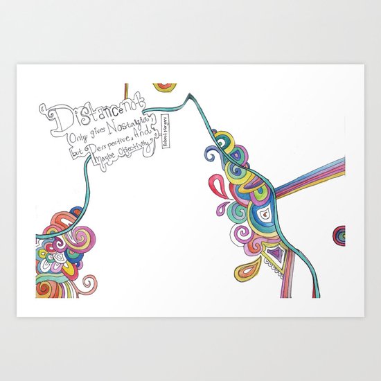 Distance Art Print
