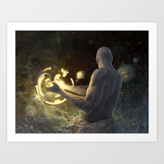 Forge of Worlds Art Print