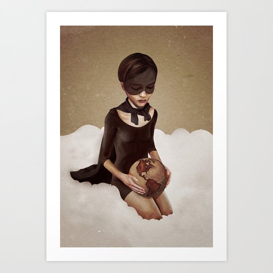 With Great Power Art Print