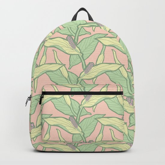 I come in peace lily Backpack