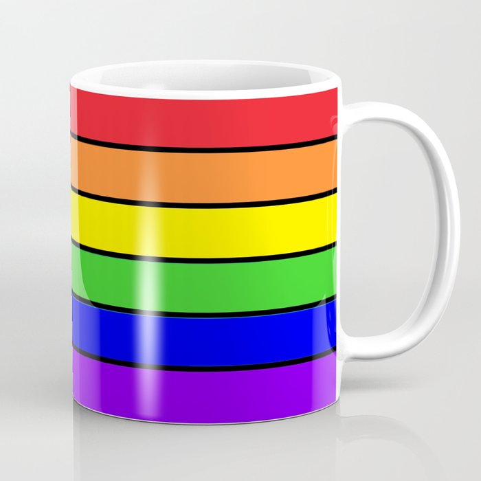 RAINBOW stripes Coffee Mug