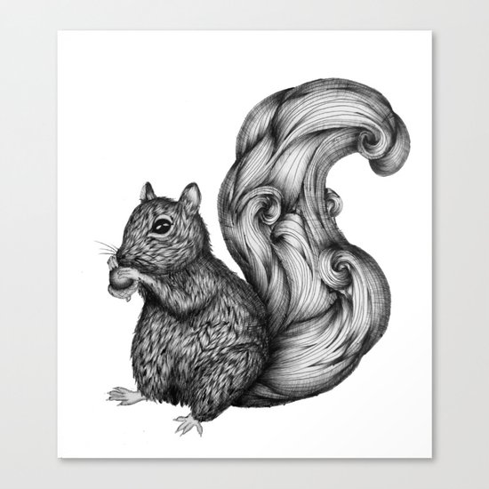 Nuts for a Friend Canvas Print