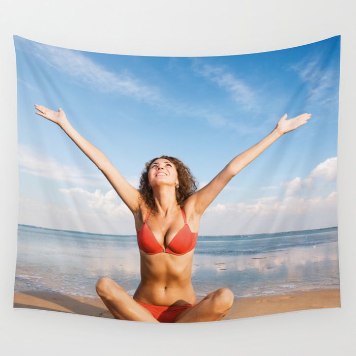 Glorious Beach Wall Tapestry