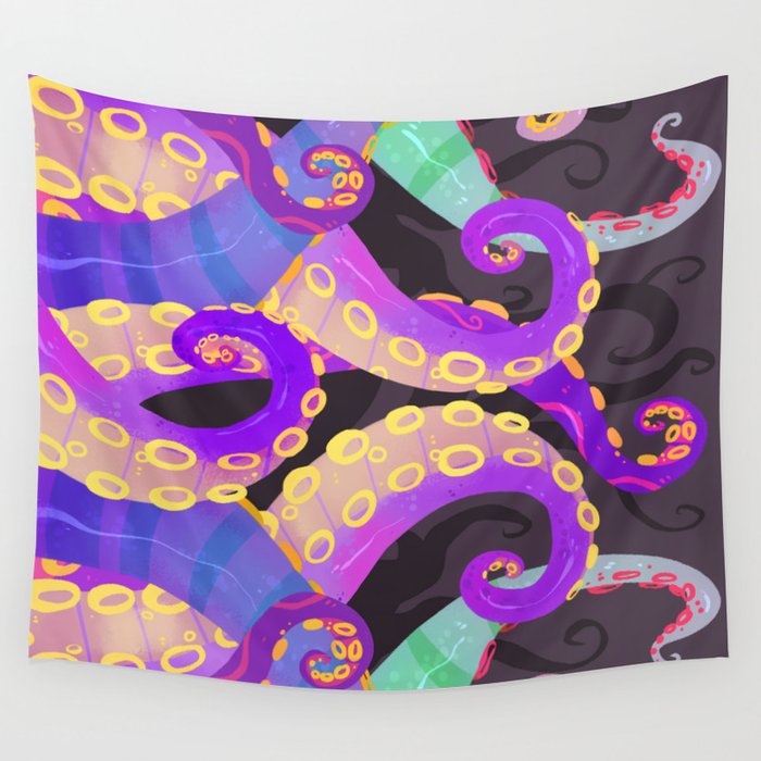 Tentacles Wall Tapestry