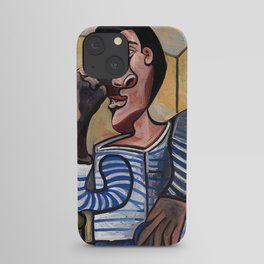 Picasso - The Sailor 1943 Artwork for Wall Art, Prints, Posters, Tshirts, Men, Women, Kids iPhone Case