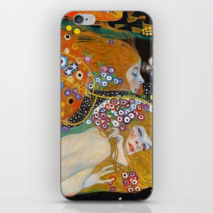 Gustav Klimt Water Serpents II iPhone Skin