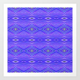 Painted Waves Mosaic 5 Art Print