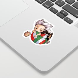 Chibi Stickers To Match Your Personal Style Society6 Chibi sticker pack featuring karasuno, nekoma, shiratorizawa, and aoba these are glossy and weatherproof die cut stickers. society6