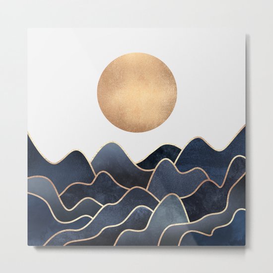Waves Metal Print