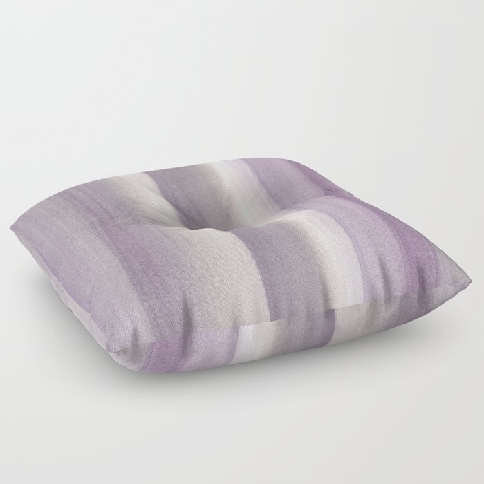 Purple Gray Watercolor Dream #1 #painting #decor #art #society6 Floor Pillow