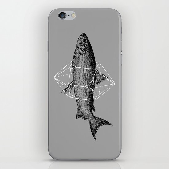Fish In Geometrics iPhone & iPod Skin