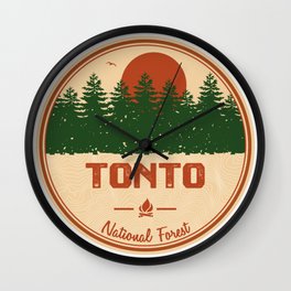 Tonto National Forest Wall Clock