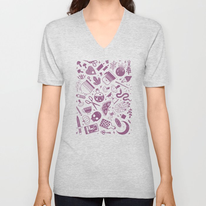 Magical Objects: Bewitched V Neck T Shirt
