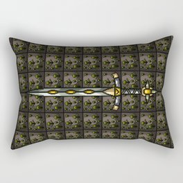 Excalibur in Evergreen Forest Rectangular Pillow