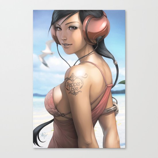 Pepper Smile Canvas Print