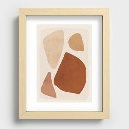 Abstract Shapes 47 Recessed Framed Print