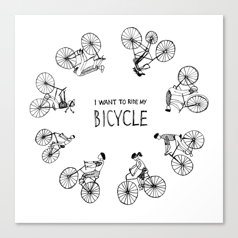 i like to ride my bike