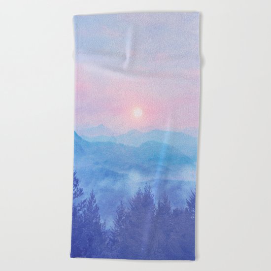 Pastel vibes 12 O-P Beach Towel