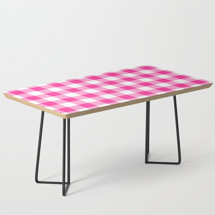 Classic Check - hot pink Coffee Table
