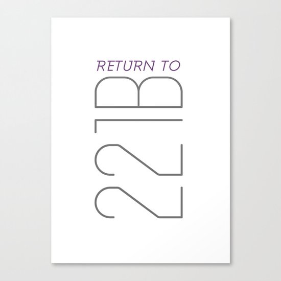 Return to 221B Canvas Print