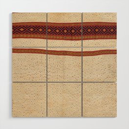 Antique Afghan Ivory Kilim Carpet Vintage Earth Tone Rug Wood Wall Art