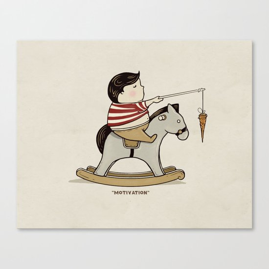 Motivation Canvas Print