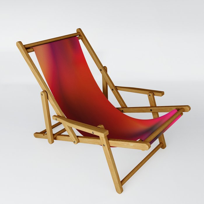 Blurred Gradient On Fire - Gradient Abstract Design Sling Chair