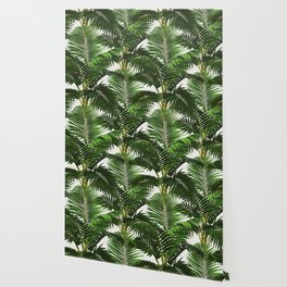 Tropical boho Jungle Forest Style Artwork Wallpaper