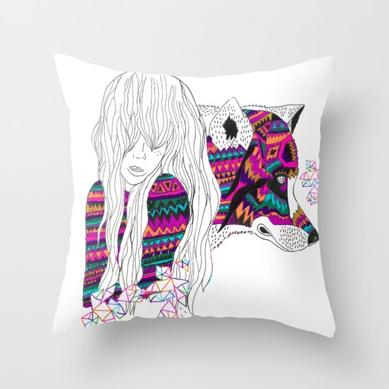 ▲SHE-WOLF▲ Throw Pillow