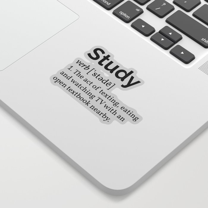 Study Definition Sticker By Lemonpepper Society6