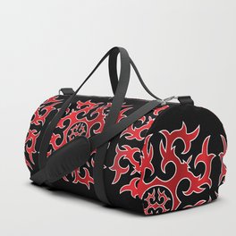 Caucasian Red Ornament Duffle Bag