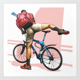 Hot Ride Art Print