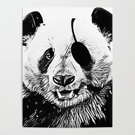 Pirate Panda Poster