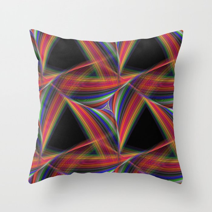 Triangles Throw Pillow